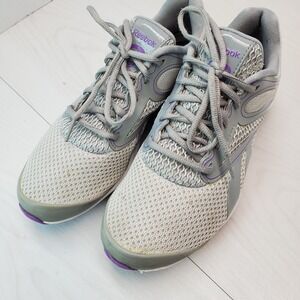 Reebok EasyTone Moving Air Women's Grey Purple Athletic Shoes Size 8